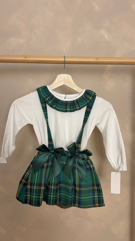 Green Tartan Two Piece