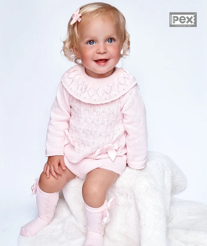 Pink Carmen Pants Suit